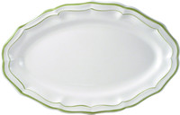 Plat ovale FILET VERT