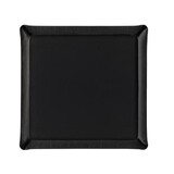 Plateau Acrylique Carre 36 x 36 cm Lin Noir