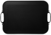 Plateau black/Silver Picots 'Rubber Grip' grand modele 51 x 35 cm