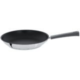 Poele 20 Cm Mutine Fixe Exceliss - Poignee Bakelite Grise