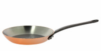 Poele a frire cuivre-inox q.fonte o20cm