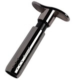 Pompe a vin Nickel Noir avec 3 bouchons WA 137