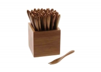 Pot a  couvert bambou 6x6x6 cm