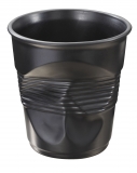 Pot a ustensile froisse Revol 1l noir - o 14.2 - H 15 cm
