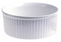 Ramequin en porcelaine blanche o 10.5 cm x 5 cm (Haut)