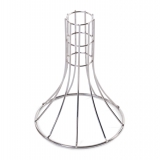 Rotissoire verticale en inox pour dinde