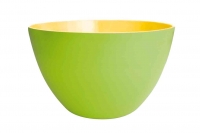 Saladier DUO 28 cm vert exterieur / jaune interieur Zak ! Designs