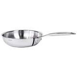 Sauteuse 28 cm inox castel pro 5 ply poignee fixe sans couvercle