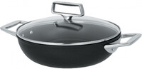 Sauteuse 28 cm Castelpro 2 anses ultralu forge IND. revetue Exceliss + couv
