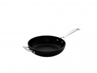 Sauteuse evasee 26 cm antiadherente noire (sans couvercle) Les Forgees