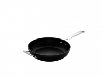 Sauteuse evasee 28 cm antiadherente noire (sans couvercle) Les Forgees
