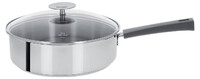 Sauteuse 24 cm Poignee Grise Inox Mutine Fixe