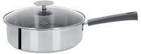 Sauteuse 26Cm Poignee Grise Inox Mutine Fixe