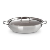 Sauteuse Provencale 30 cm Inox Class. Antiadherent avec couvercle