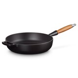 Sauteuse Signature 28 cm Noir Mat manche Bois