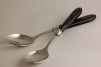 Service a salade Diana nacre noir