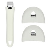 Set compose dune poignee et de deux anses Mutine 02 amovible coloris blanc