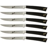 Set 6 Couteaux a Steak Elegance Noir 11 Cm