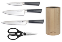 Set de depart de couteaux forges couteaux Cristel 5 pieces