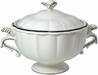 Soupiere FILET MANGANESE