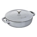 Staub Braisiere fonte ronde 24 cm 2,39 L Gris graphite