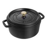 Staub Cocotte fonte ronde 24 cm 3,7 L  Noir mat