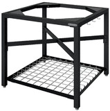 Table modulaire noire pour Big Green Egg XLarge avec plateau-grille inclus (sans roulettes vendues en option)