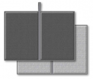 Tapis de sechage antibacterien pour evier - gris