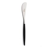 Tartineur Goa en acier inoxydable brosse & manche noir