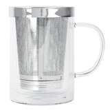 Tasse a the double paroi 0,4 l Verbena avec infuseur - filtre devissable