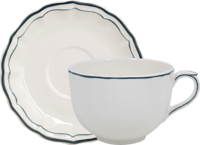 Tasse & soucoupe jumbo FILET ACAPULCO
