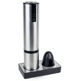 Tire-bouchon electrique rechargeable Elis Touch Lithium Ion 27 cm en inox brosse