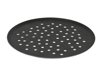Tourtiere ronde perforee en aluminium antiadhesif "Choc" o 28 cm