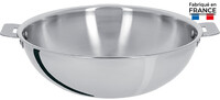 Wok 28 cm Inox Casteline Amovible