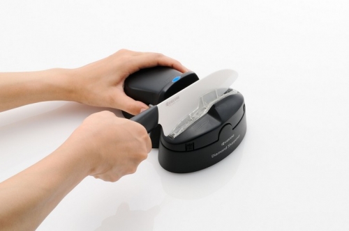 Affuteur &eacute;lectrique pour couteaux c&eacute;ramique uniquement (meule rempla&ccedil;able)