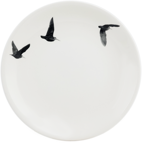 Assiette Canap&eacute;s B&eacute;casse Chambord