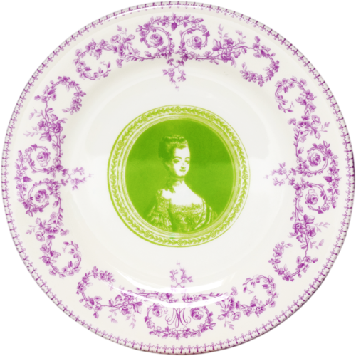 Assiette Des Vert Marie-Antoinette