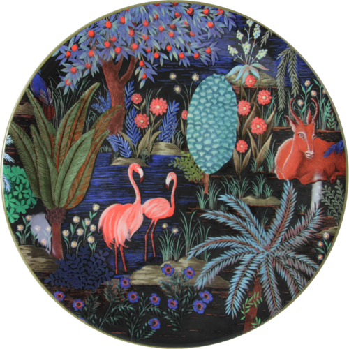 Assiette Dessert Flamand Jardin Du Palais