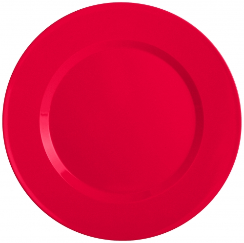 Assiette diam&egrave;tre 19,5 cerise