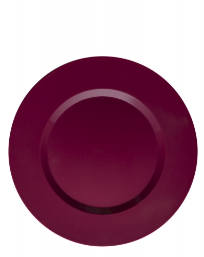 Assiette diamètre 25,5  cm rubis
