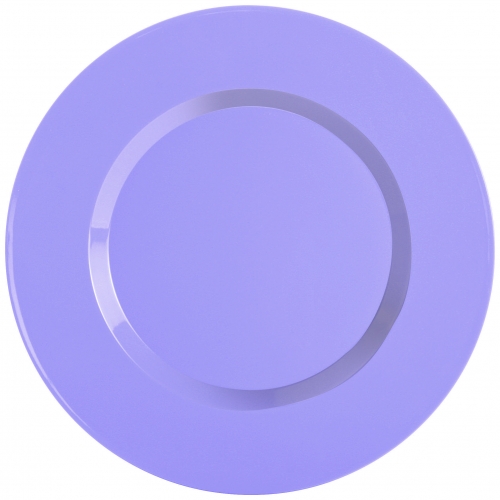 Assiette diametre 25,5 mauve