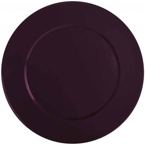 Assiette diam&egrave;tre 31 chocolat