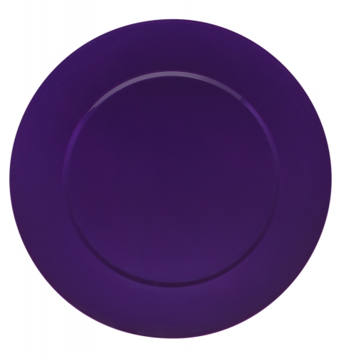 Assiette diam&egrave;tre 31 purple