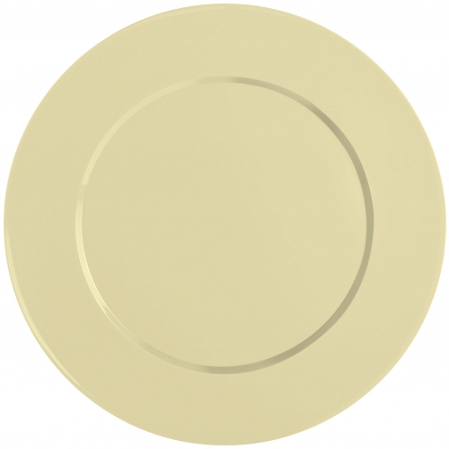 Assiette diam&egrave;tre 31cm beige