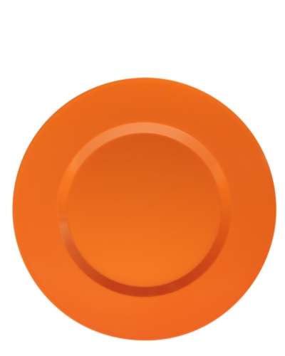 Assiette diam&egrave;tre diam&egrave;tre 25,5 cm orange