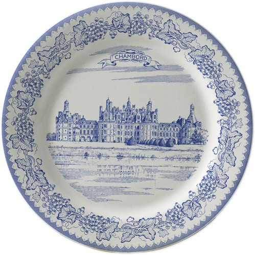 Assiette Mignardises Chambord Ch&acirc;teaux De La Loire
