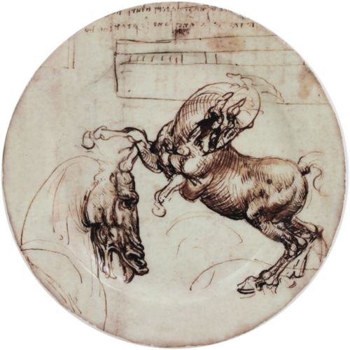 Assiette Mignardises Cheval 2 Ldv