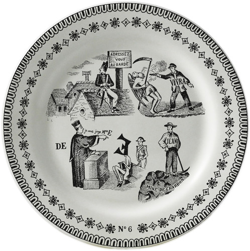 Assiette Mignardises La Mine Les R&eacute;bus