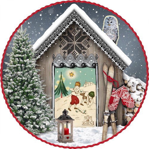 Assiette Mignardises Noel 2019