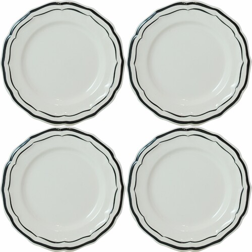 Assiettes à canapés FILET MANGANESE